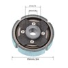 76mm Clutch Flyweight Metal Alloy Rugged Construction for 4 Stroke