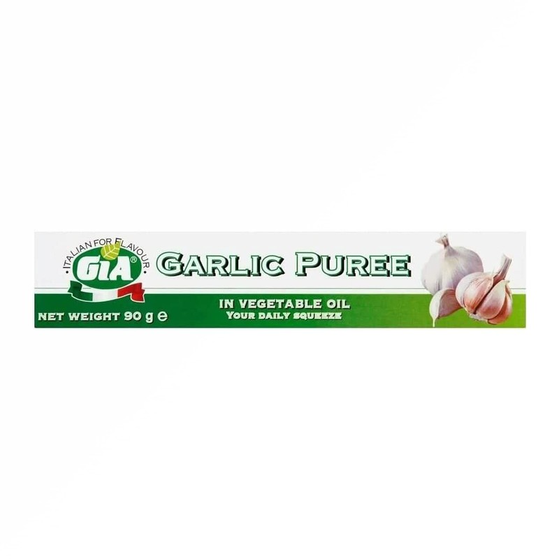 Gia Garlic Puree Tube 90g | Pack of 3