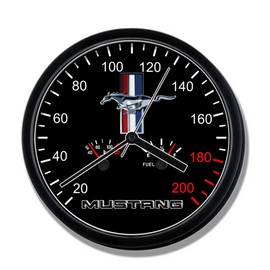 calicoolcreations Ford Mustang speedometer  Wall Clock  New black