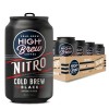 High Brew Nitro Black Cold Brew Coffee Sugar Free Caffeinated