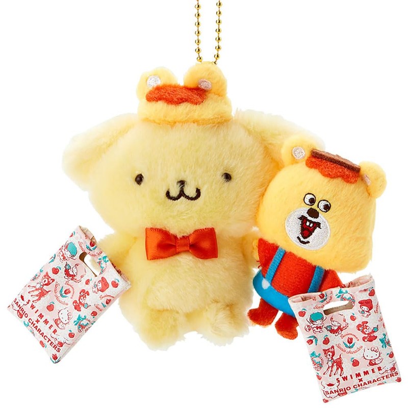 Sanrio 475491 Mascot Holder SWIMMER x SANRIO CHARACTERS POMPOMPURIN 475491