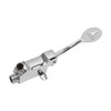 Faucet Foot Pedal Valve Silver Stainless Steel Water Saving Floor