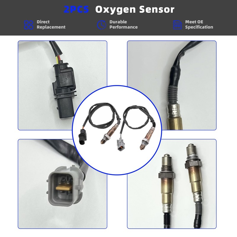 A-tnewb 2PCS 234-5055 234-4568 Oxygen O2 Sensor Compatible with Hyundai