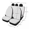 Suobstales American Flag Deer Car Seat Covers Front Back Split