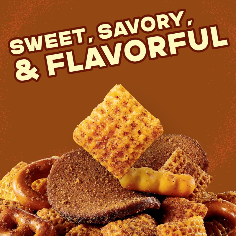 Chex Mix Snack Mix, Honey BBQ, Snack Bag, Snacks, 8