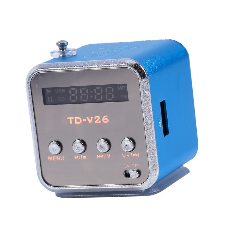 Mini Speaker Music Player Portable FM Radio PC Fashion Support