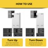 Generator Interlock Kit Compatible with Square D Vertical Main 150
