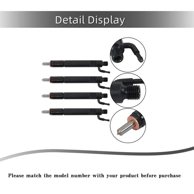 labwork - Piezas 4 inyectores de combustible diésel para motor