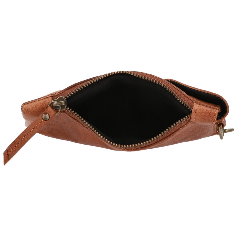 Gusti Elio Women's Leather Shoulder Bag Brown Leather, brown