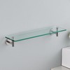 KES Glass Shelf for Bathroom, Floating Glass for Wall Shelves