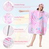 MOKANI Hooded Poncho Towels for Kids, Quick Dry Microfibre Bath