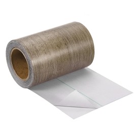 uxcell Wood Grain Tape, 4" x33 Ft Self Adhesive Wood Grain Repair Patch for Baseboards, Doors, Floor Repair, Furniture Home Decor Gray Oak