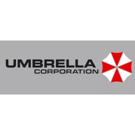 Oracle 12" (3) Color Resident Evil Umbrella Logo Die Cut Sticker Car Laptop Window