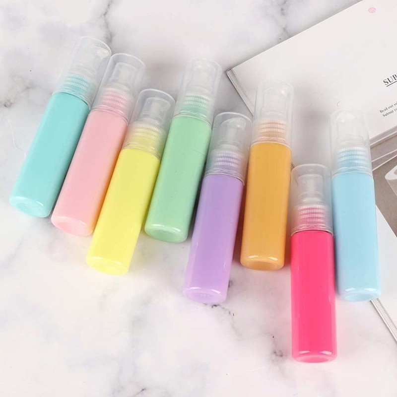 Galepromot 1Pc Pink Refillable Bottles, Candy Color Empty Bottles, Mini