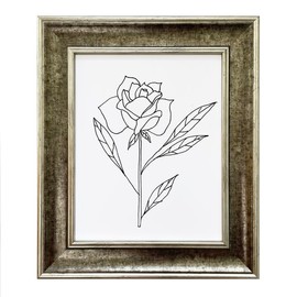 Aryllis A4 Photo Frame (29.7cm x 21cm), Crosshatch Gunmetal, Freestanding & Wall Mountable Picture Frame for A4 Prints