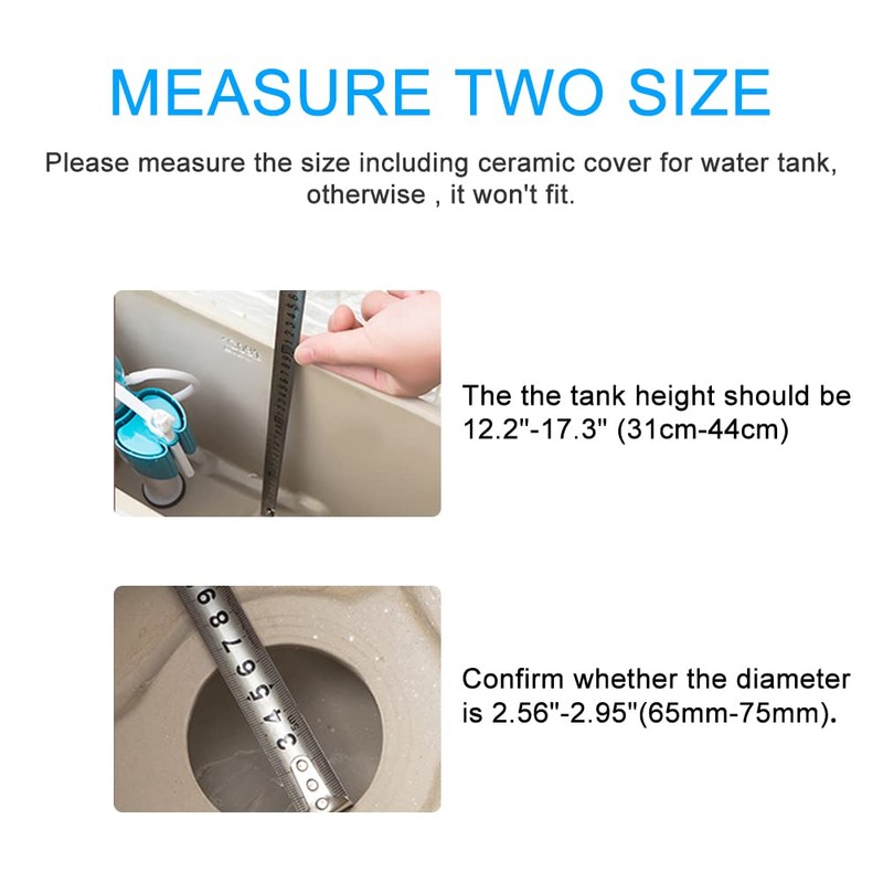 Toilet Flush Valves 2-Inch Dual Flush Valve Replacement Kit for