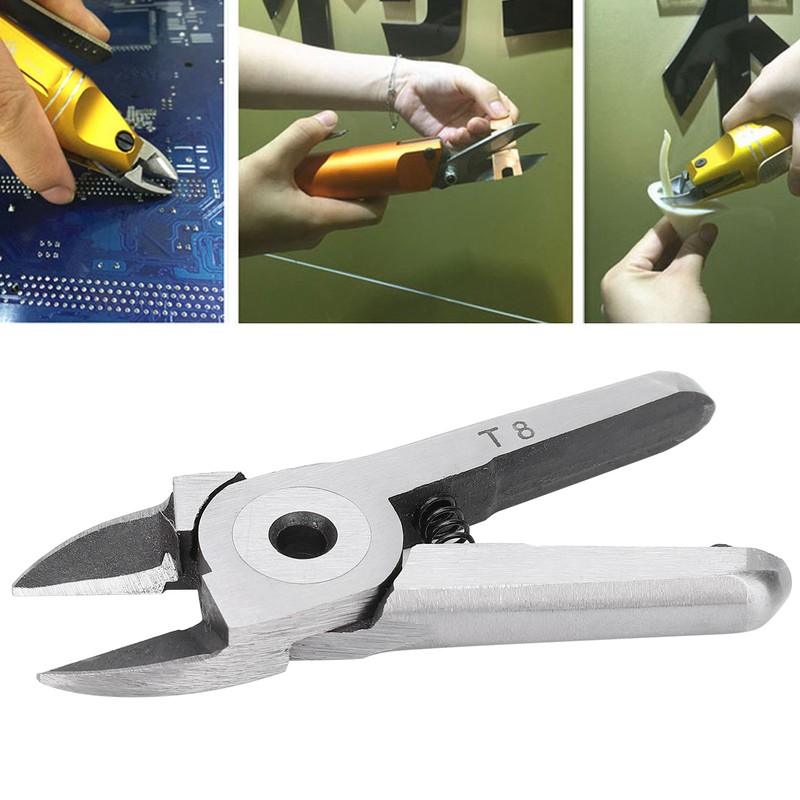Scissors Head Air Crimping Nippers Alloy Steel Pneumatic Cutter Replacement