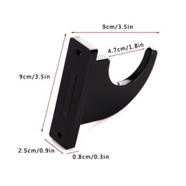 BEITESI Acrylic Sword Wall Mount Lightsaber Wall Mount Katana Wall Mount Sword Holder Display Stand Samurai Sword Wall Mount Solid Capacity 35lbs(2pairs)