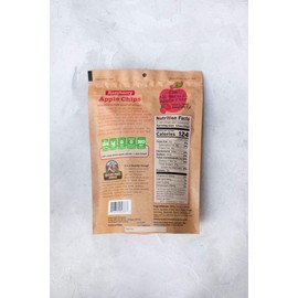 Sisters Fruit Company, Raspberry Apple Chips, All-Natural, No Preservatives, Fat-Free (SIX 2.25 OZ. Bags)