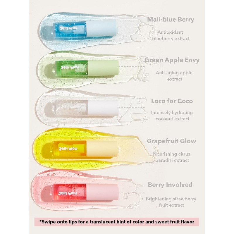 SHEGLAM Jelly Wow Hydrating Non-Sticky Lip Oil Moisturizing Plumping Lip