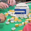 BOXOB 4pcs Mahjong Line Finder, Good Luck Mahjong Card Guide