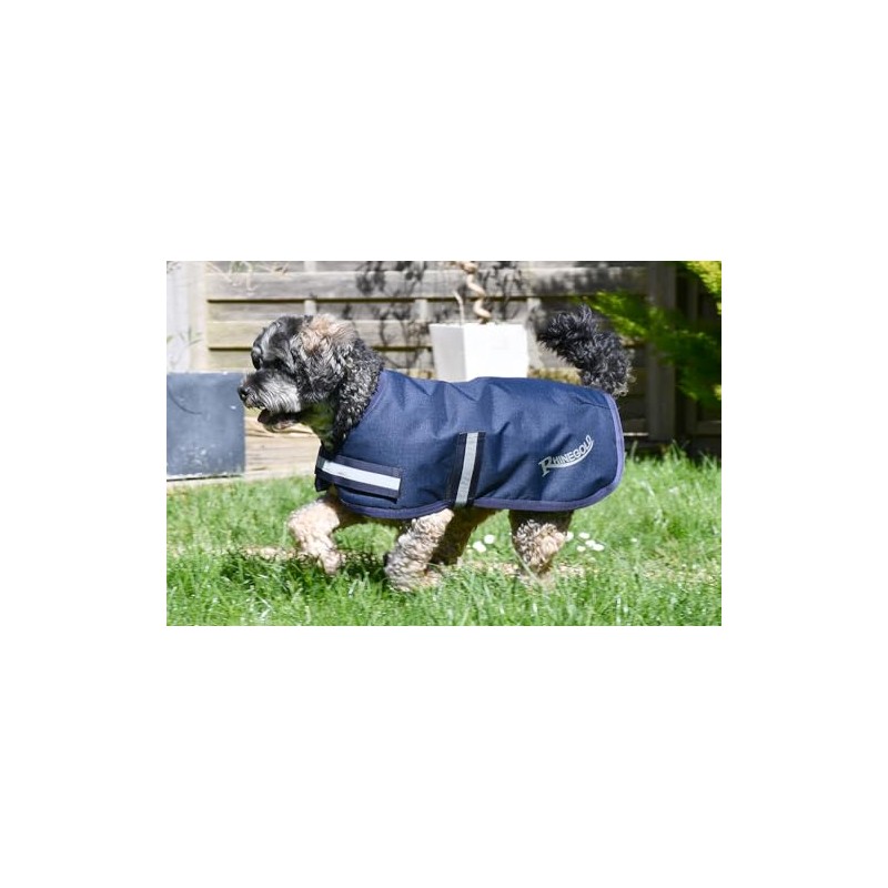 Rhinegold Waterproof Dog Coat-20(50cm)-Navy