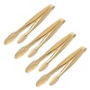 Gatuida 4 Pcs 15cm Stainless Steel Food Serving Tongs Ice
