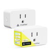 Minoston Matter Smart Plug Outlet, Work with Alexa, Google Home,