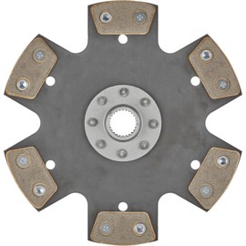 10-1/2 Inch Metallic Clutch Disc, Solid Hub, 1-5/32 Inch 26-Spline
