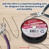 Soft Flex Kink Resistant Beading Wire - Very Fine 0.10