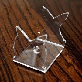 Sluswallow 1Pc White Fishing Lure Showing Stand, Acrylic Bait Lure Display Shelf, Decorative Bait Showing Stand Shelf Holder, Support Storage Rack for Fishing Store, Baits and Accessories