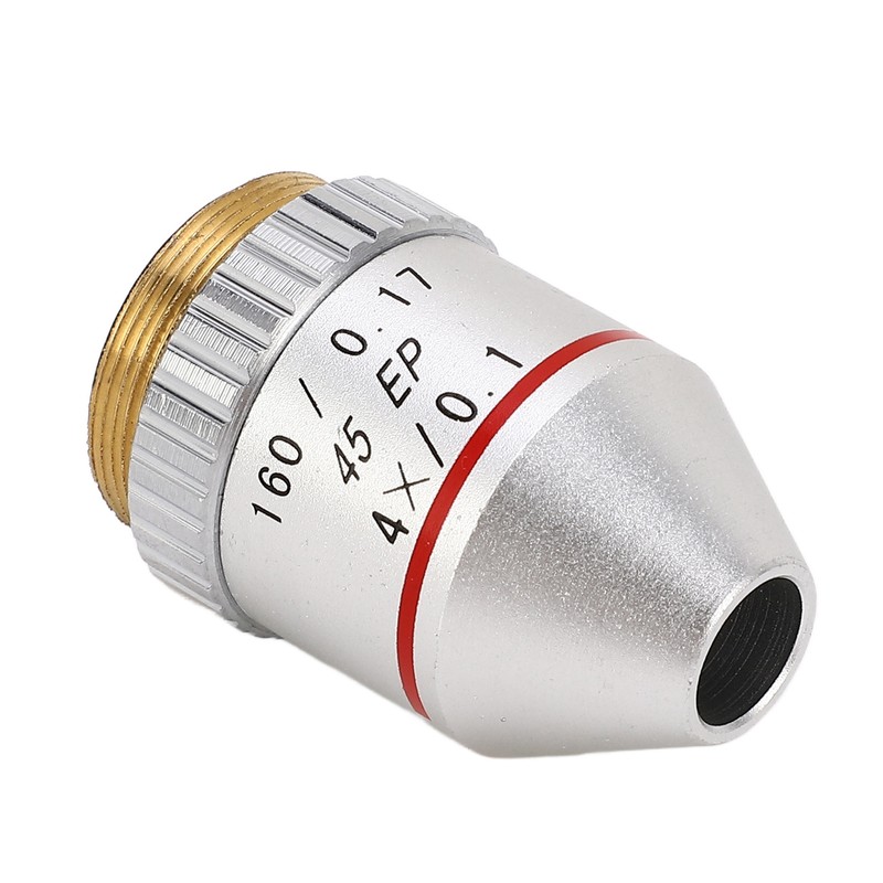 4X Objective Lens 195EP Achromatic Objective Lens Replacement for Biological