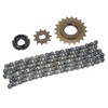 Electric Bike Sprocket Set Gold 11 Teeth Sprocket 114 Links