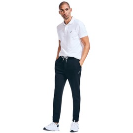 Nautica Mens Athletic Sweatpants Fleece Jogger Pants (M, Black)