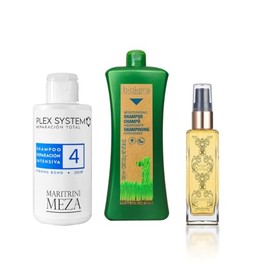 Kit de Protección y Brillo Capilar Salerm + Plex System by Maritrini Meza