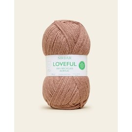 Sirdar, Loveful Recyled Acrylic Yarn, Terracotta, 100g