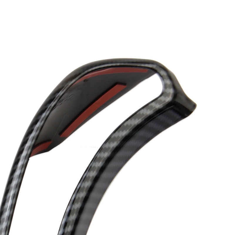 Fewshaw Carbon Fiber Style Center Console Dashboard Button Cover Trim