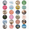COLOFALLA Pack of 120 4 cm Sayings Stickers Colourful Stickers