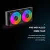 SAMA L70 240 AIO Liquid CPU Cooler, Infinity Mirror Water