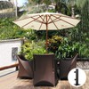 VANROUG Patio Umbrella Base Heavy Duty Umbrella Holder Outdoor Umbrella