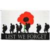 Lest We Forget (Army) Flag 5ft x 3ft
