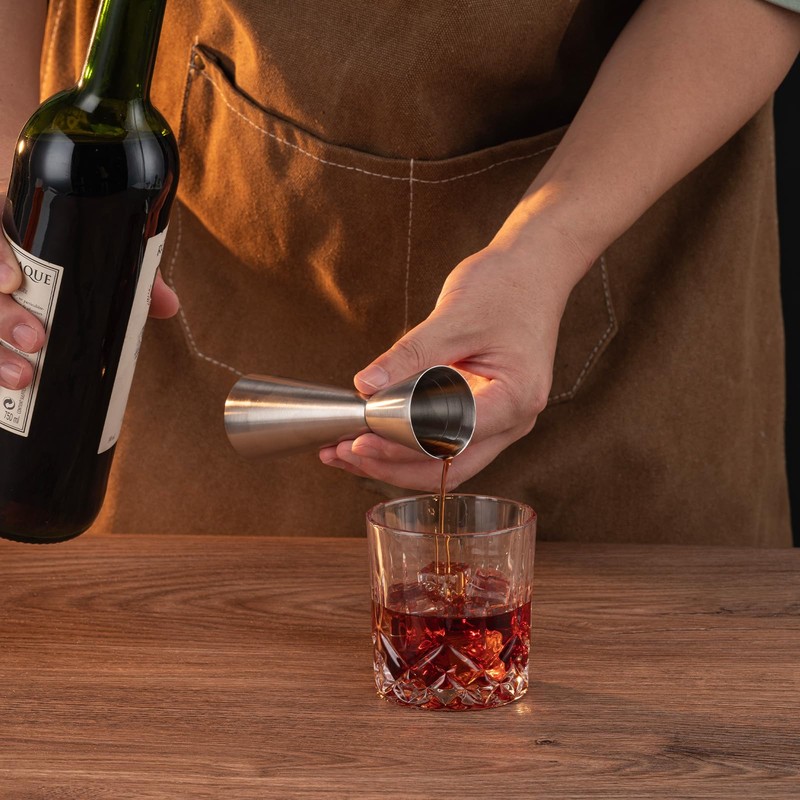Briout Jigger for Bartending, Double Cocktail Jigger Japanese Premium 304