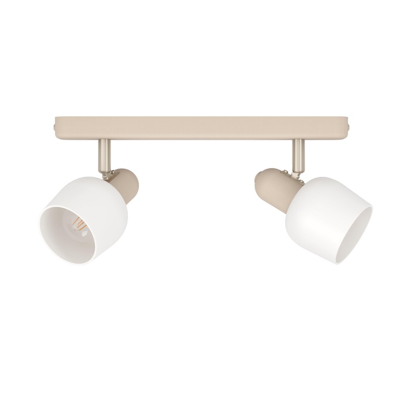 EGLO Corato 900715 Spotlight Steel Sand-Coloured Matt Nickel E14 2