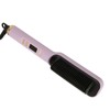 Negative Ion Hair Straightener Brush LCD Display Dual Use Heated