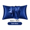 Silk-Style Pillowcase for Bedroom Bedding – Smooth Solid Color Pillow