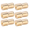 10 Pcs 6mm Banana Plug Gold Plated Male Connector Adapter