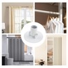 UTALIND 2 Pack Adjustable Ceiling Mount Shower Curtain Rod Sockets