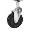 4" Rubber Gate Wheel Spring Loaded Swivel Caster Heavy Duty
