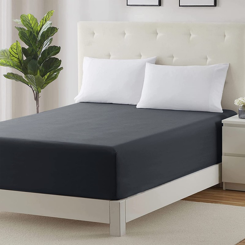 Moonlight Bedding Fitted Sheet 40 Cm Extra Deep Pocket Bed