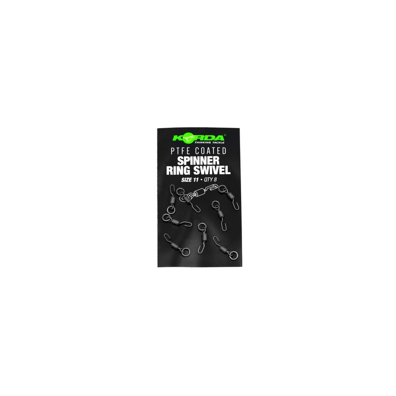 Korda PTFE Spinner Ring Swivels Size 11 | Pack of